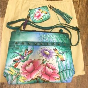 Anuschka Leather crossbody